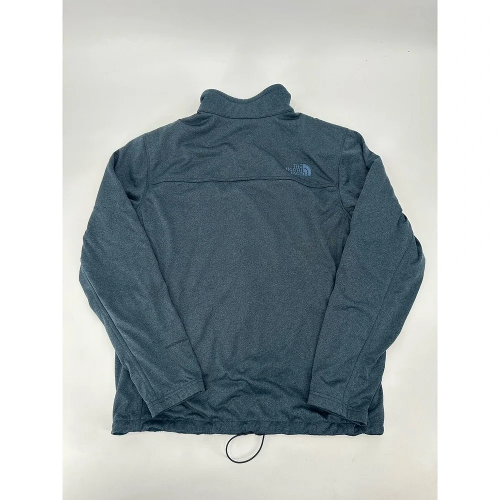 THE NORTH FACE Windwall Jacket Mens Medium Blue Heather Full Zip Stretch Outdoor